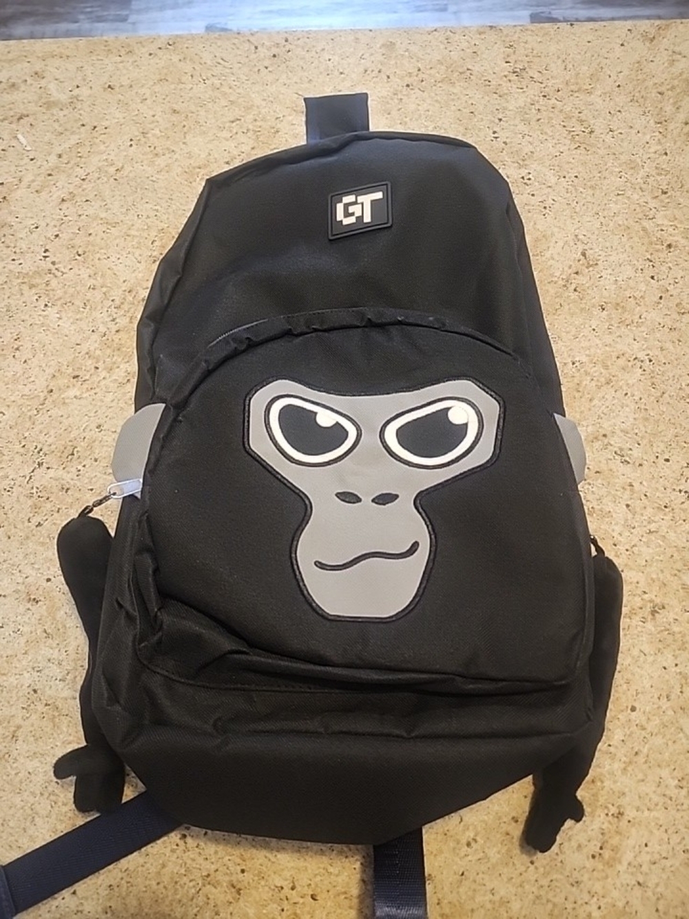 Black Backpack Juniper Gorilla Offical Juniper Plush Monkey